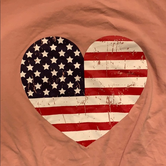 Americana short sleeve tie front tee - Picture 3 of 4